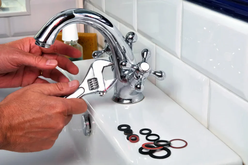 Bathroom faucet repair and fixture replacement by Englewood Plumbing Pros