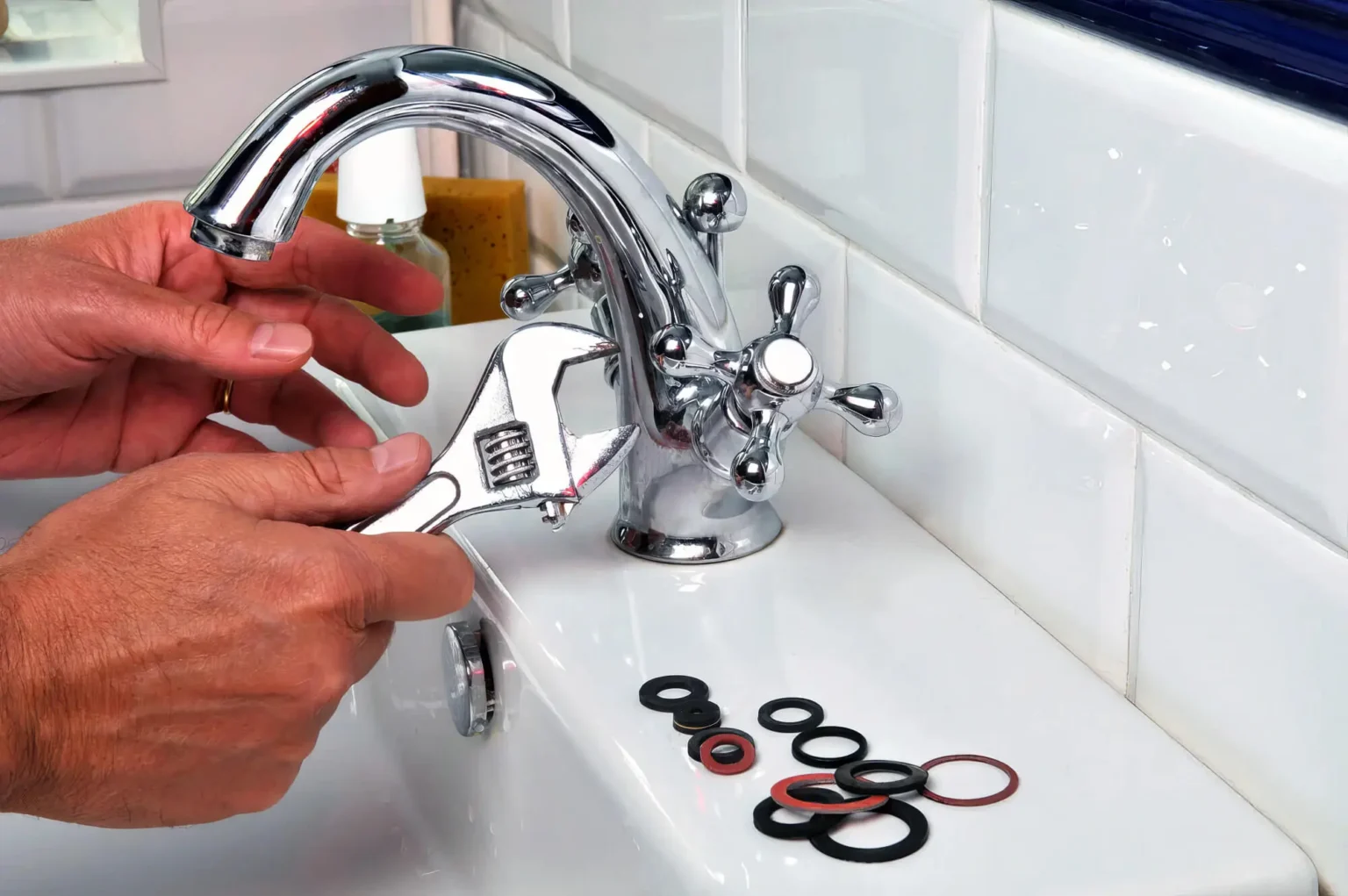 Bathroom faucet repair and fixture replacement in Englewood, Florida