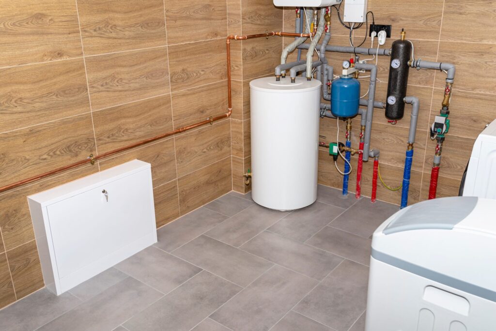 Residential water heater and plumbing system installed in Englewood